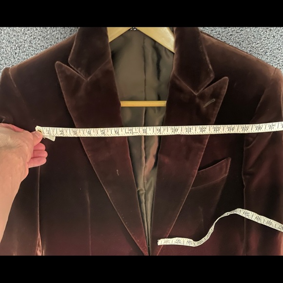 Brioni Velvet Blazer - Coffee